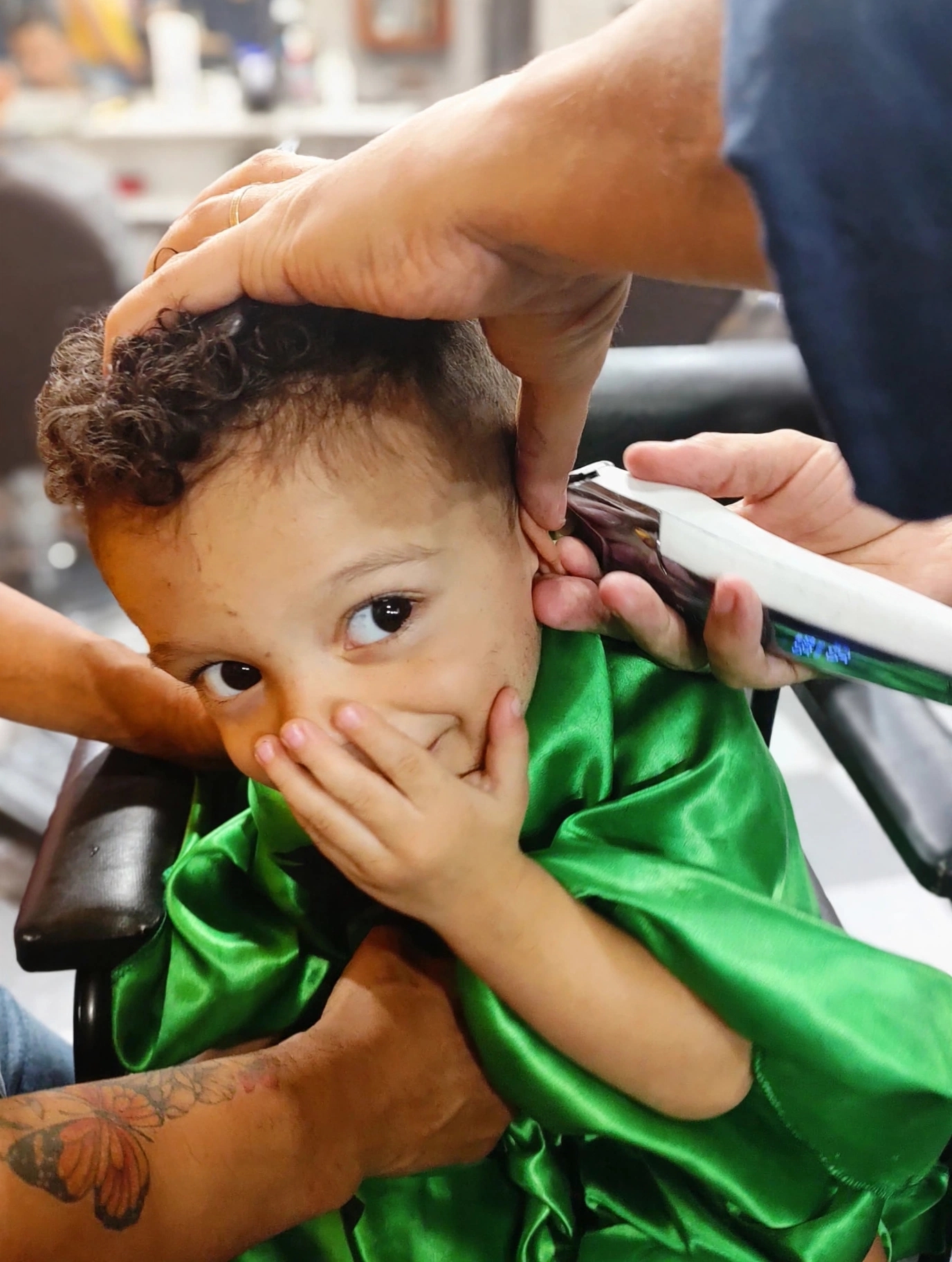 corte masculino no Engenho de Dentro próximo ao Norte Shopping
